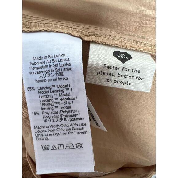 Madewell Carley Wide-Leg Pant - Desert Dune Tan - Size XS - NWT - Picture 9 of 11